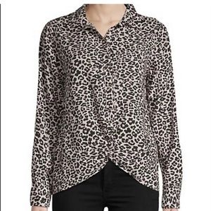 pink leopard love womens twist Barbie pink style